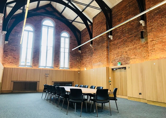 Meeting space in Cork courthouse built by BAM Ireland using lean construction