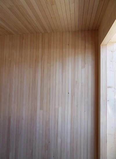 Wall made of cross-laminated timber
