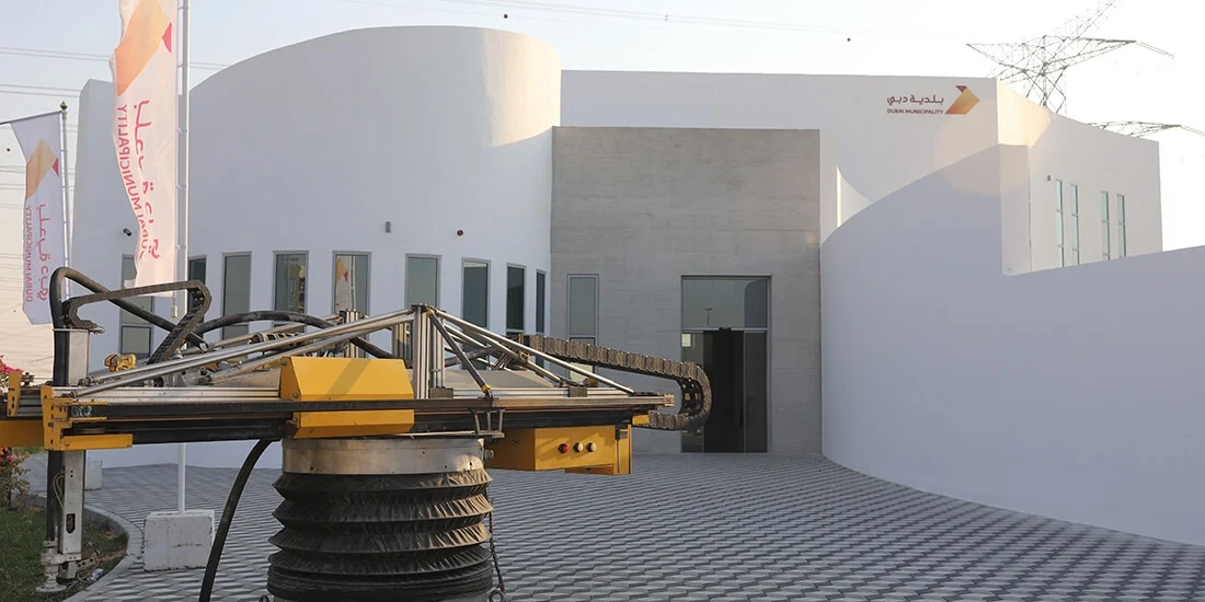 Apis Cor 3D-printed wall structures