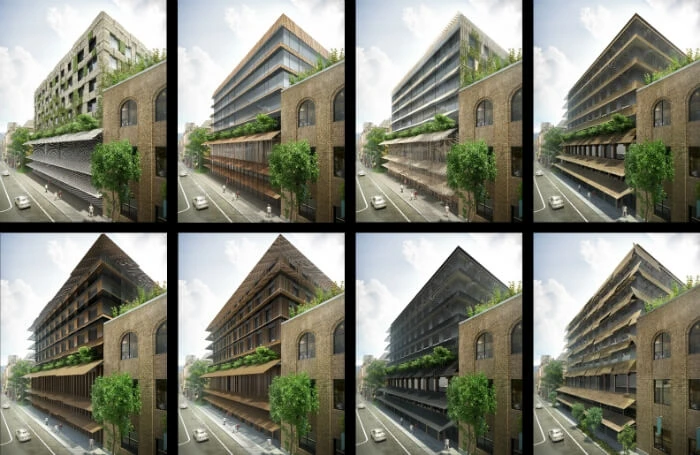 隈研吾 エースホテル京都 外装案