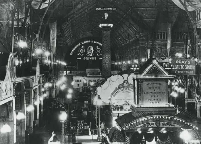 Electricity building at the 1893 Chicago World's Fair