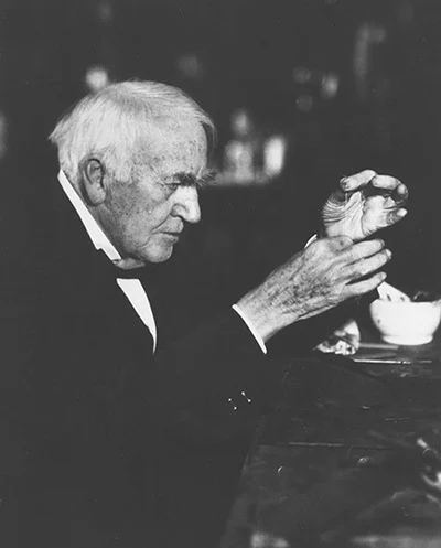 エジソン 業績 炭素フィラメント 再現 1929