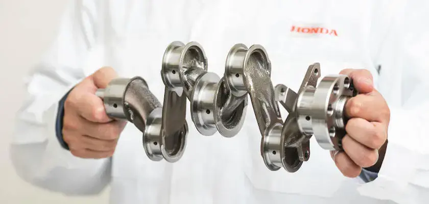 Honda crankshaft