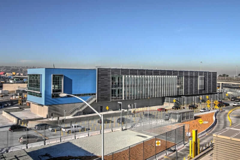 San Ysidro border crossing head house exterior