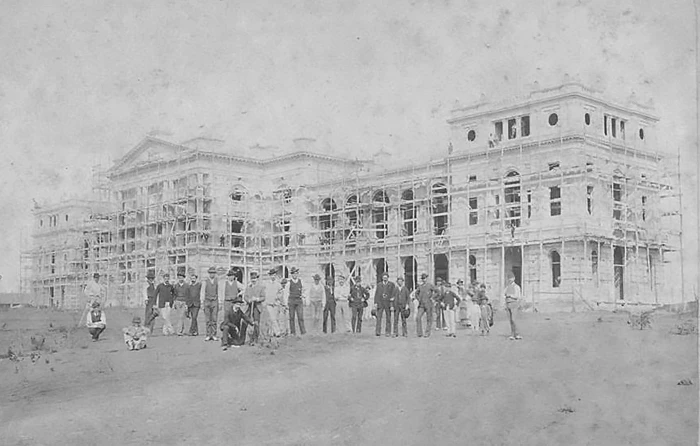 Brazil’s Ipiranga Museum under construction in 1888