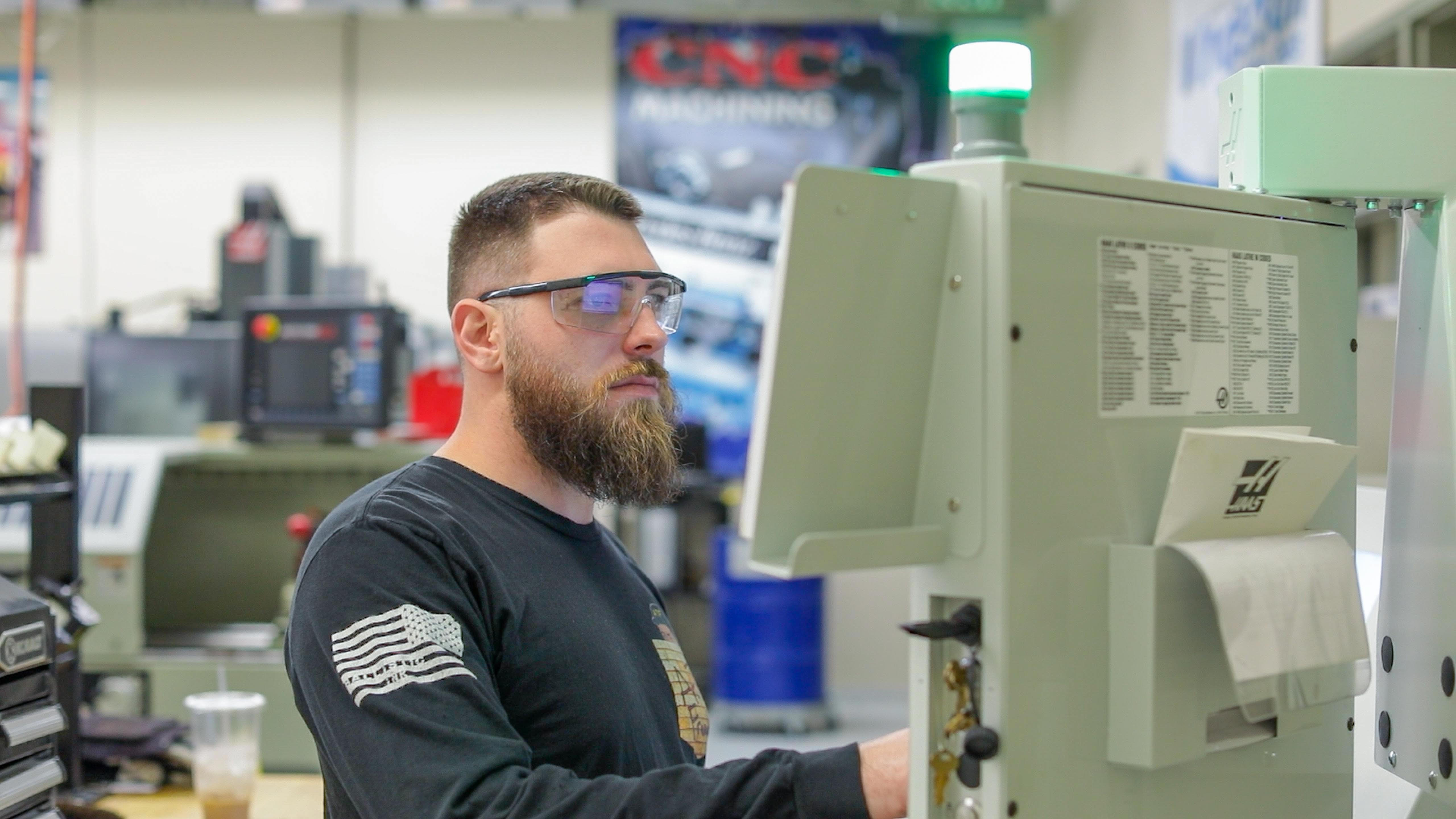 Man working in workshop