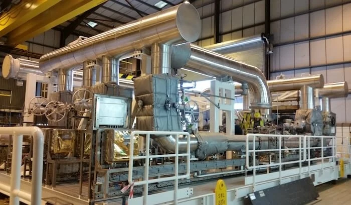 digital transformation in manufacturing Various styles of rigid and flexible insulation products installed on a processing skid