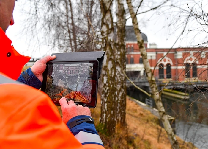 Dammbegehungen mit dem Smartphone oder Tablet