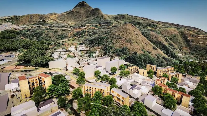 aerial view of Medellín, Colombia