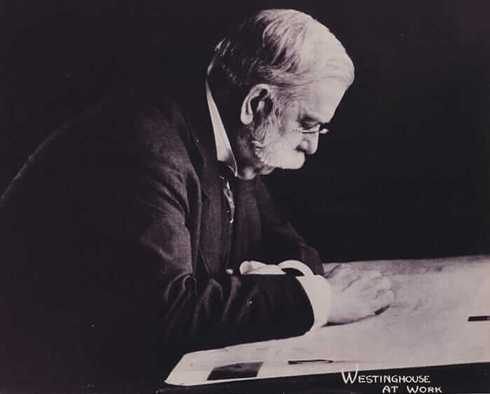 George Westinghouse at work in 1910