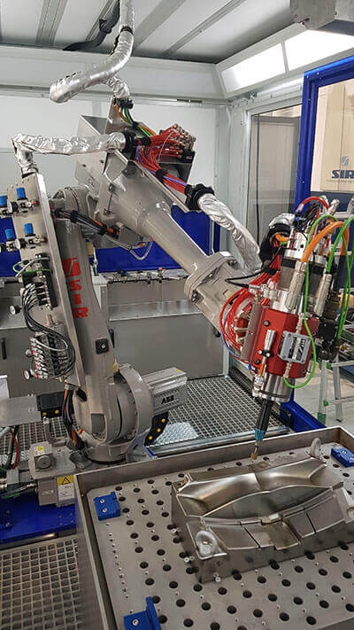 abrasive polishing by robot