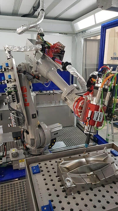 abrasive polishing by robot