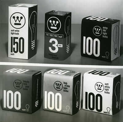 Westinghouse lightbulbs from 1968