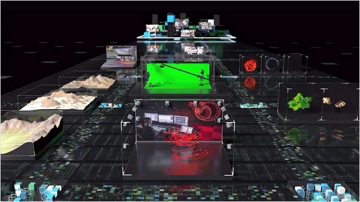 A composite image illustrates ways Autodesk Flow software can be used to manage media production.