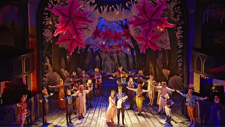 View of the stage for The Light Princess Play at the National Theater