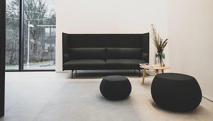 Interior of the Audi charging hub