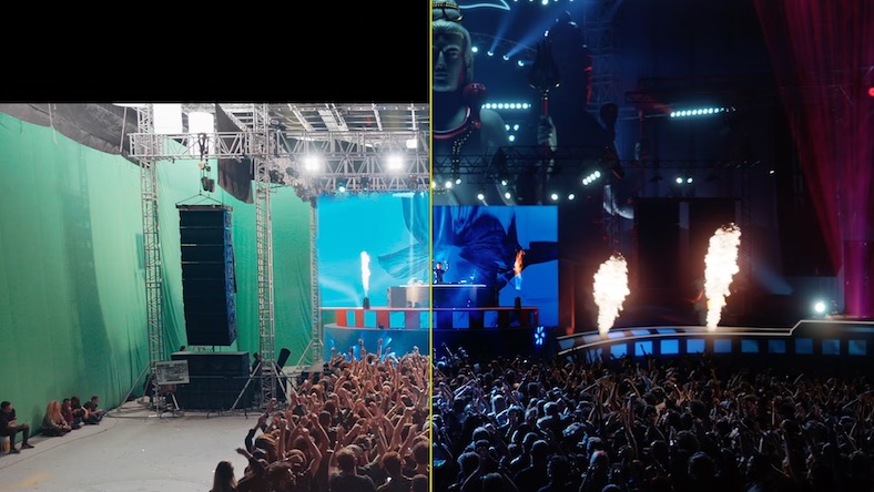 Compositing in vfx software