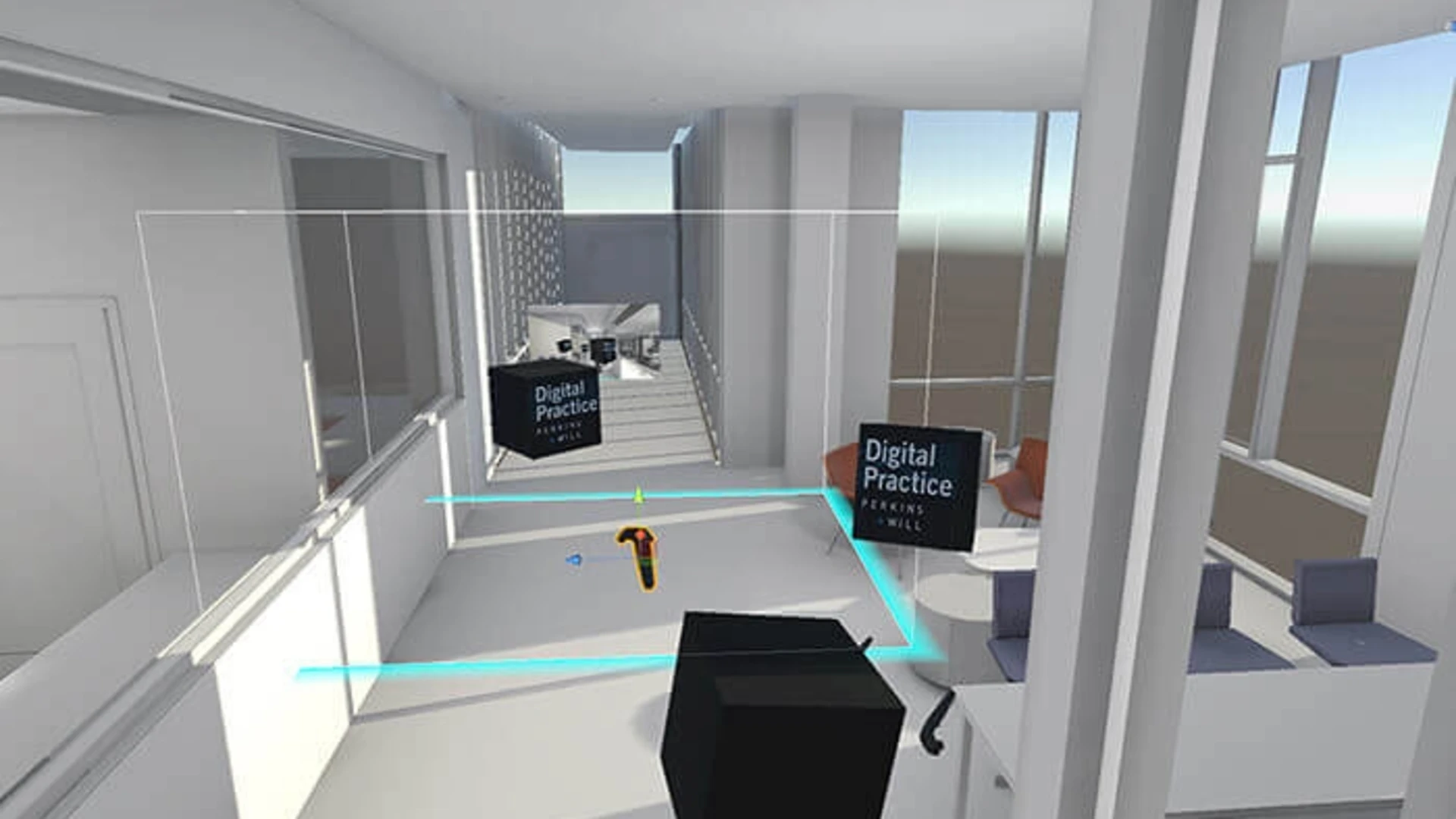 Perkins+Will "social-VR" project model