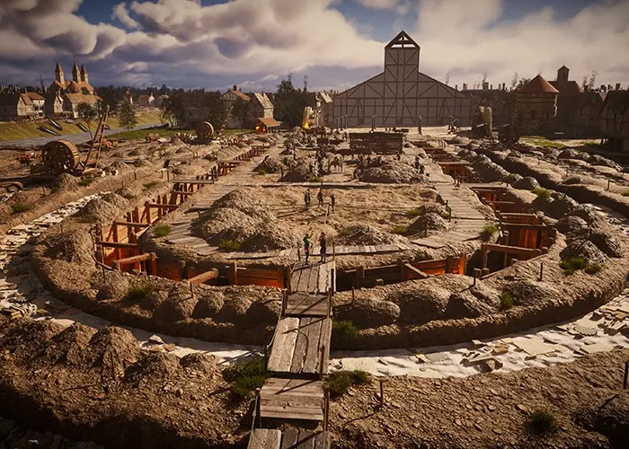 VR simulation in Notre Dame virtual tour