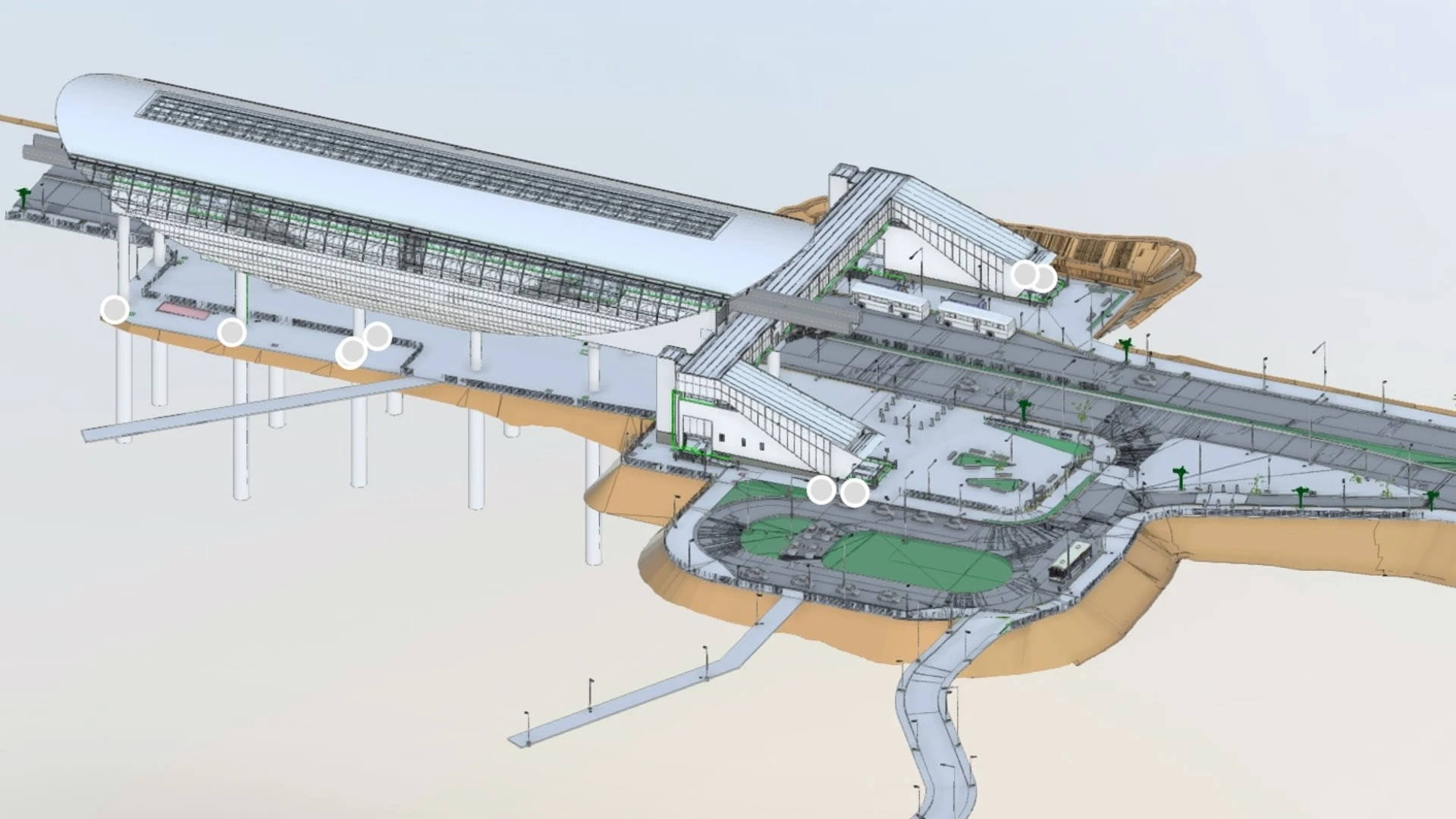 BIM model of Panama Metro station