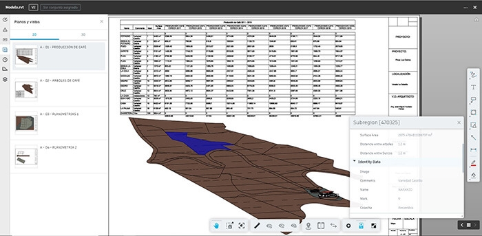 Screen showing computer data