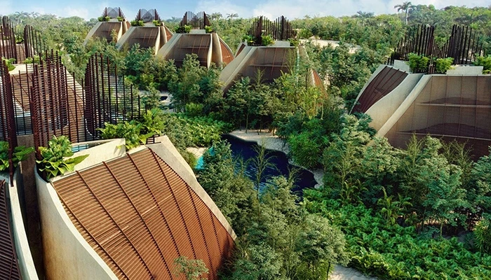 멕시코 툴룸에 건설 중인 나쿠 자마 리조트(Naku Zama Resort)와 같은 프로젝트를 이끄는 건축가 에디 슬림은 건축 회사들에게 BIM을 수용하는 방법을 보여주고 있다. 