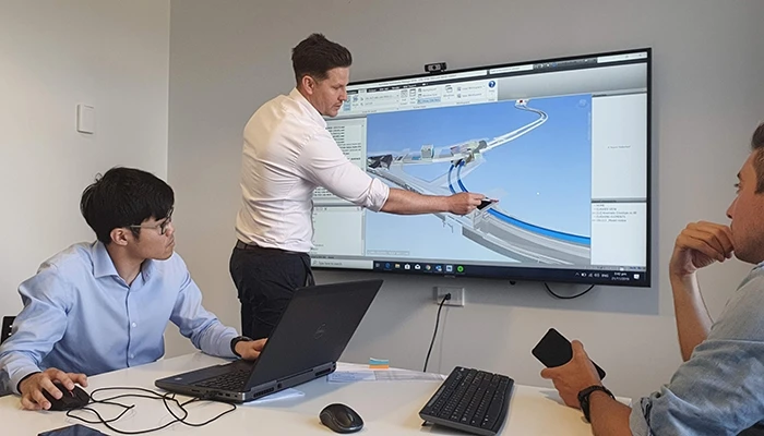 auckland public transport Link Alliance staff members meeting