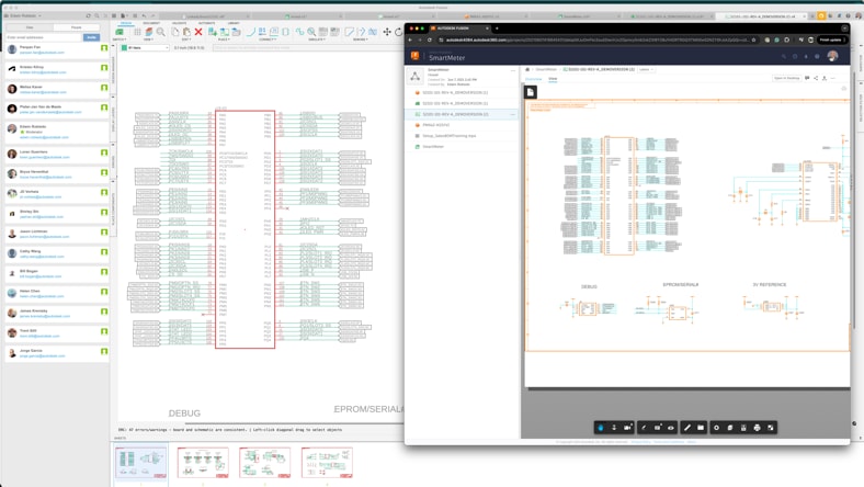 PCB design collaboration in Autodesk Fusion
