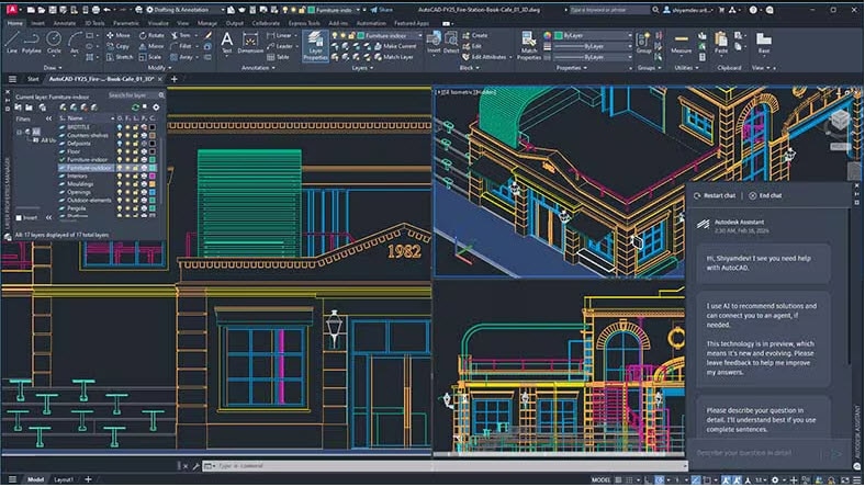 Autodesk Assistant in AutoCAD