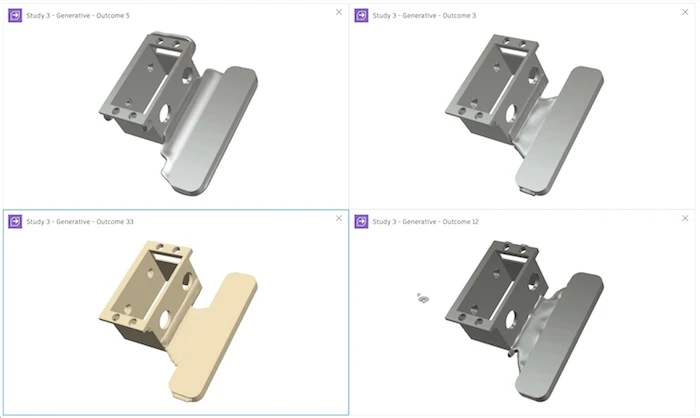 rendering of 3D printer parts