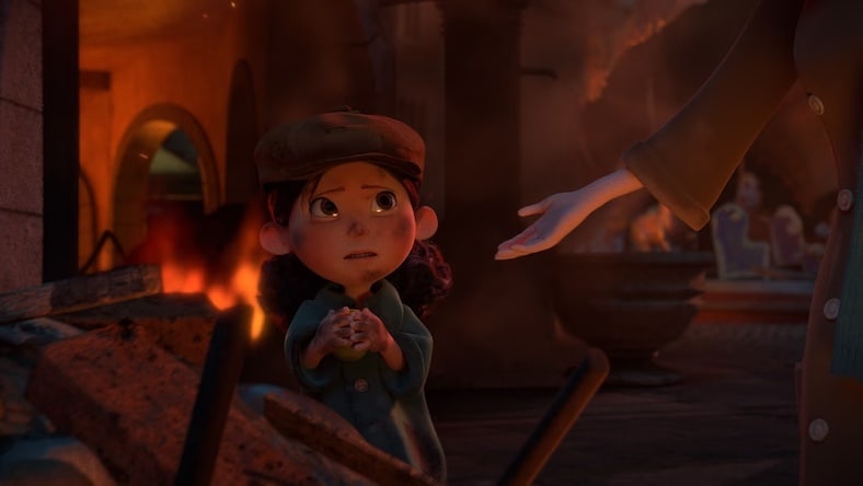 Scene from Cinzia Angelini's short animated movie Mila