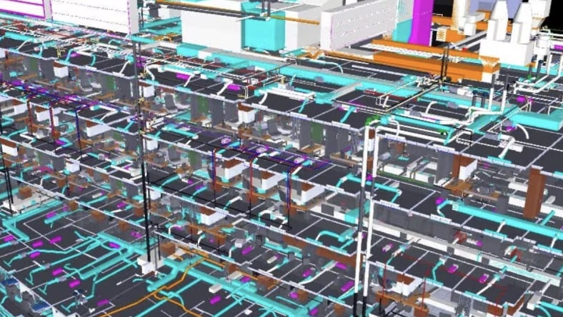 rendering of MEP system