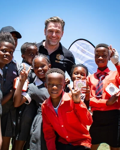 energy poverty solarbuddy founder simon doble in south africa