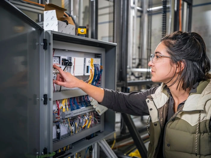 An engineer working on heirloom technology