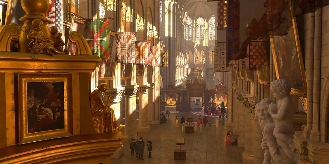 Notre-Dame virtual tour header