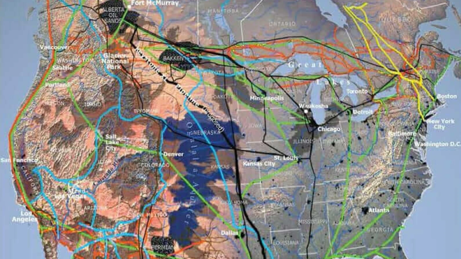 Borderless Borders A borderless world: Maps reveal infrastructure, not borders