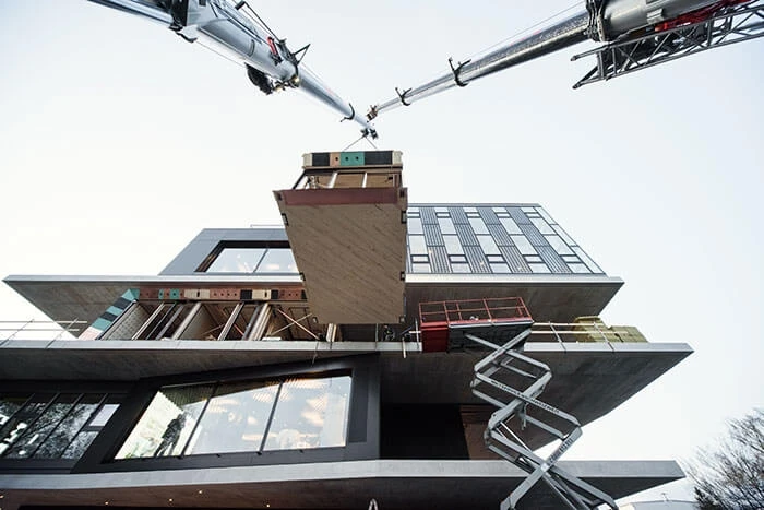 用于客厅天花板的3D打印模板。苏黎世联邦理工学院数字建筑技术所Andrei Jipa供图