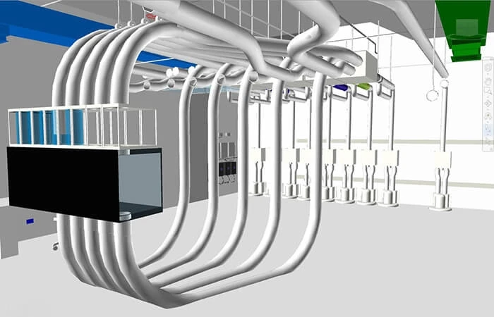 sustainable hospital design ctic pneumatic system