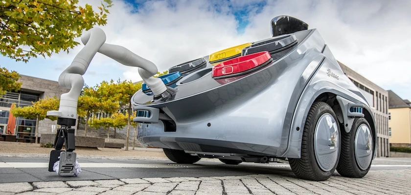 Citybot es un prototipo de vehículo autónomo con IA diseñado para la limpieza urbana, la entrega de productos y el transporte seguro y económico de personas