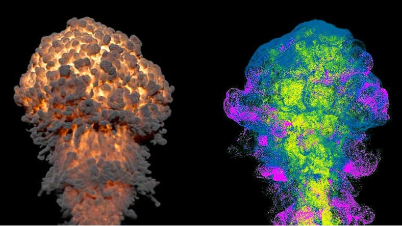 Simulations in vfx software