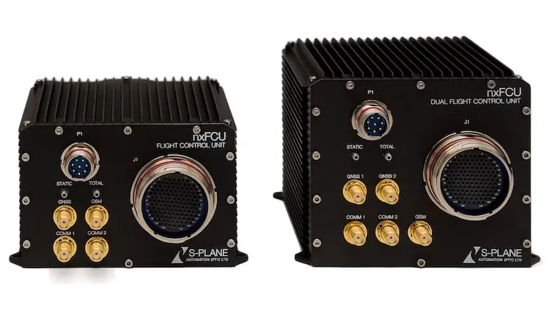 Two flight controller enclosures.