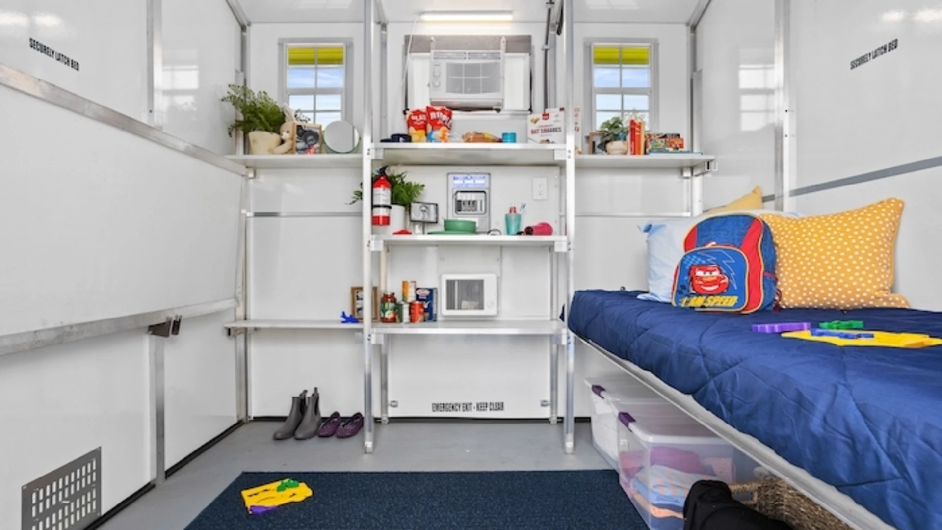 Pallet shelters enable temporary housing and lasting careers