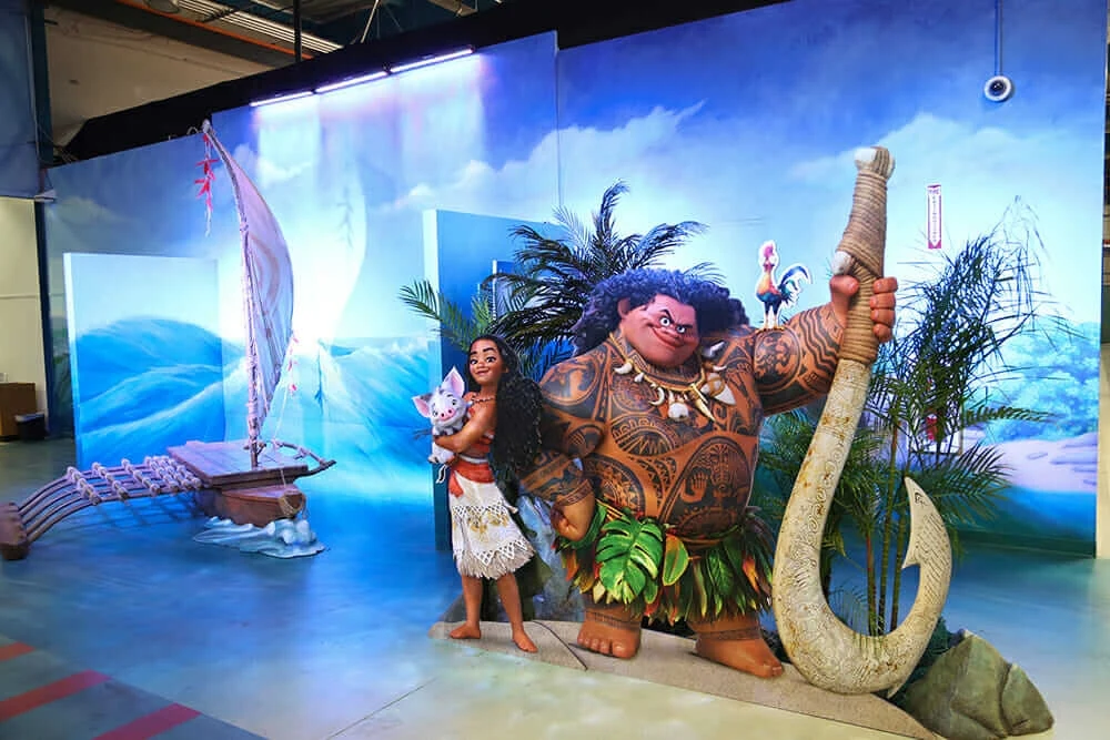 モアナ アニメ 実物大 モアナ マウイ