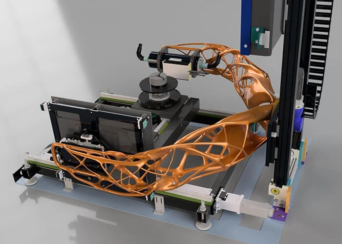 Le nouvel arceau est plus léger et permet ainsi d’économiser de la matière, d’éliminer les vibrations et d’obtenir des images nettes.