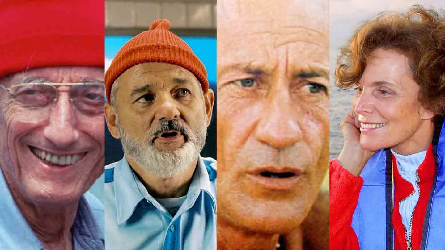 Weltmeere schützen mit der Hilfe von Geschichtenerzählern: Jacques Cousteau, Steve Zissou, Bernard Moitessier, and Sylvia Earle