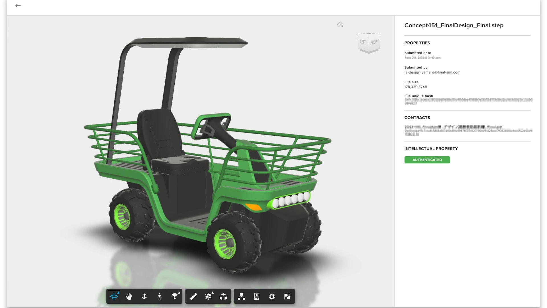 Renderings of traditional crafts created in Final Design design management software