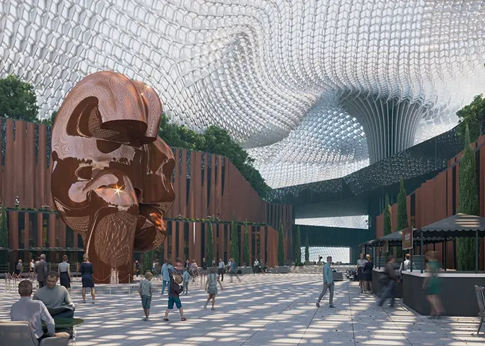 3D-Drucker in der Baubranche: Cloud Nine heißt das Projekt, das additive tectonics für die Stadt Prag entwickelt und realisiert. 