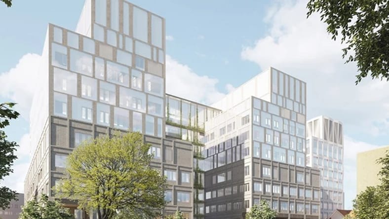 Rendering of Malmo hospital