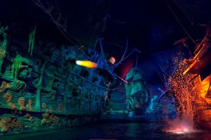 Shanghai Disneyland’s “Pirates of the Caribbean: Battle for the Sunken Treasure" attraction