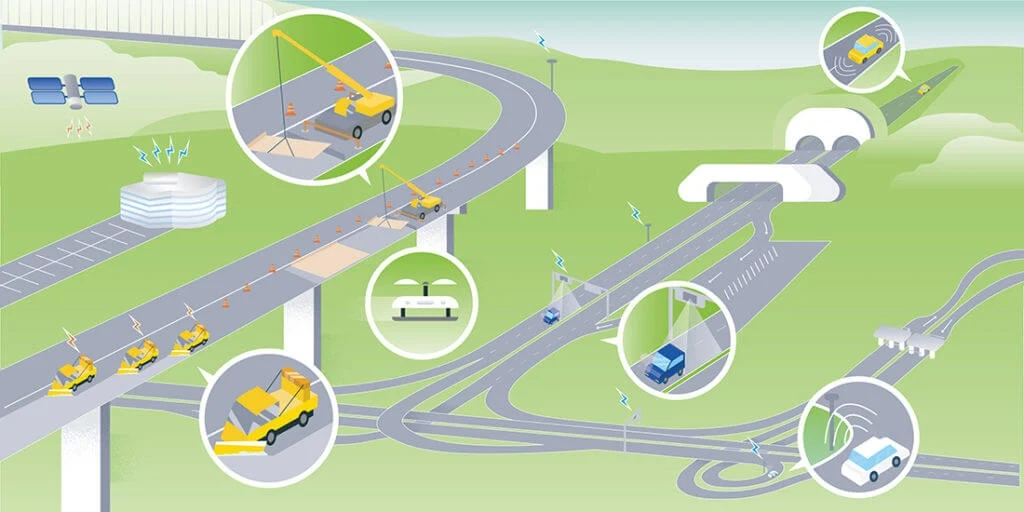 nexco smart highway illustration
